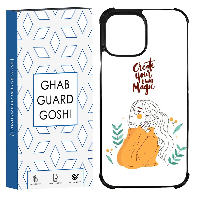 کاور قاب گارد گوشی طرح دخترانه کد TPU-050 مناسب برای گوشی موبایل اپل Iphone 13 / 14