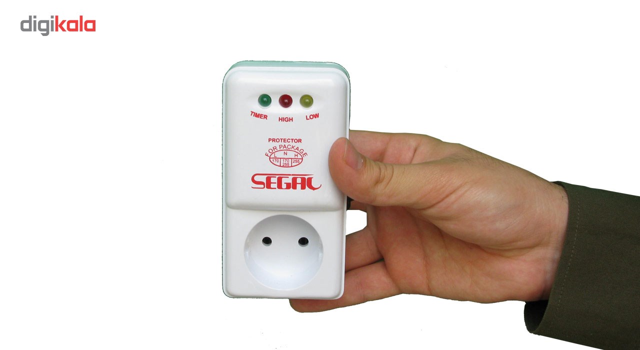 محافظ ولتاژ الکترونیکی سگال مدل SGM1ED مناسب پکیج، کامپیوتر و لوازم صوتی تصویری