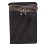 سبد رخت چرک ترنم مدل چرمی هاشور