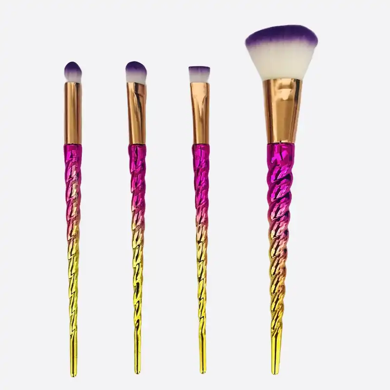 ست برس آرایشی مدل الماس مجموعه 4 عددی