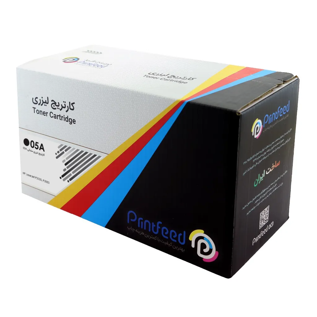 تونر کارتریج لیزری مشکی پرینت فید مدل 05A