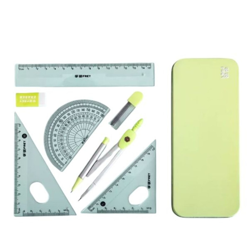 ست پرگار و گونیا مدل مجموعه ۷ عددی