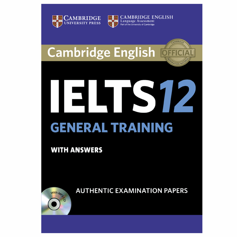 کتاب زبان IELTS Cambridge 12 General همراه با CD انتشارات کمبریج