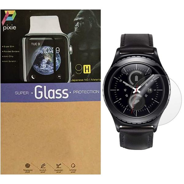 محافظ صفحه نمایش شیشه ای پیکسی مدل 2.5D مناسب برای ساعت هوشمند سامسونگ مدل Gear S2 محافظ صفحه نمایش شیشه ای پیکسی مدل 2.5D مناسب برای ساعت هوشمند سامسونگ مدل Gear S2