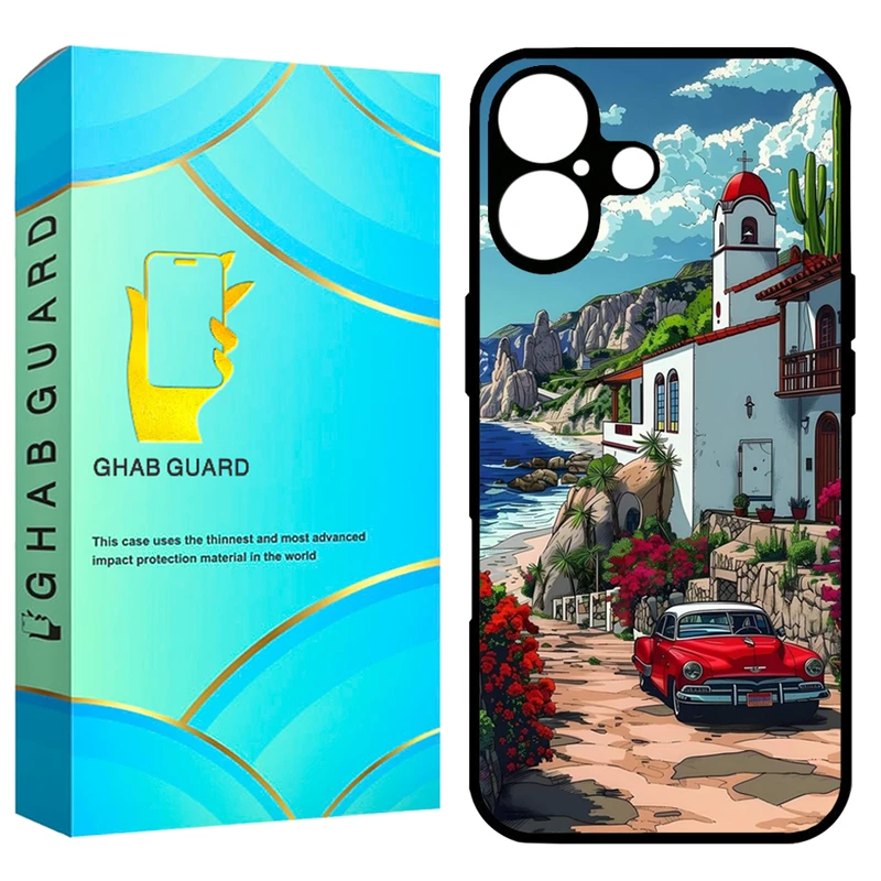 کاور قاب گارد طرح ماشین مدل GCHP16 مناسب برای گوشی موبایل اپل iPhone 16