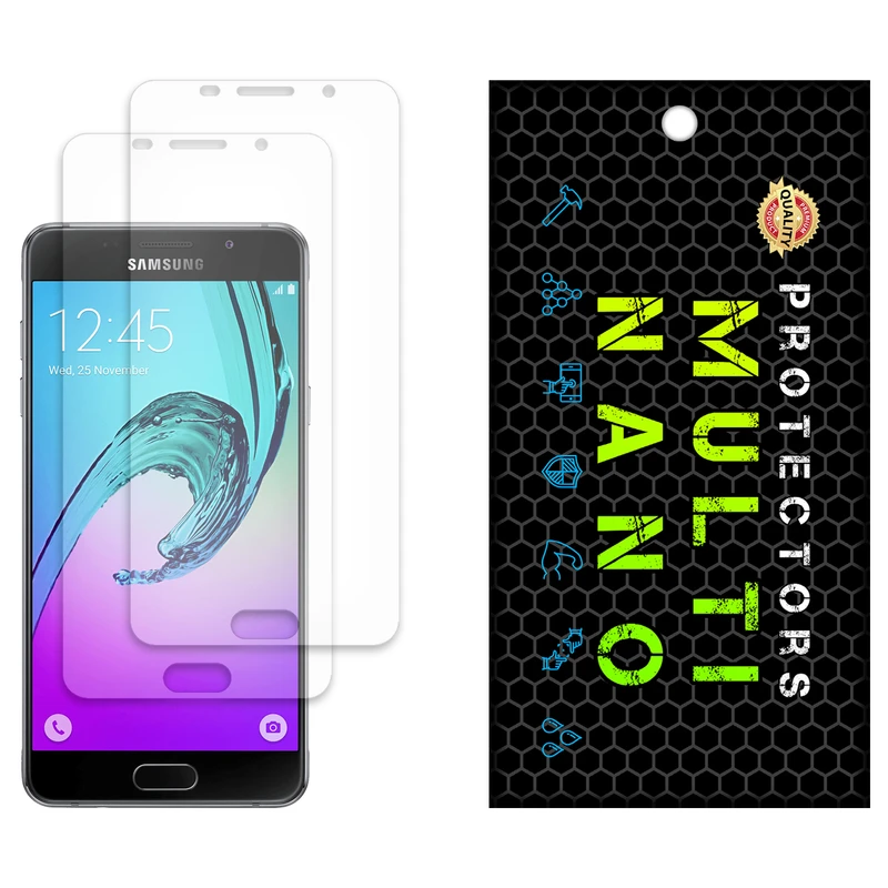 محافظ صفحه نمایش مات مولتی نانو مدل X-S2M مناسب برای گوشی موبایل سامسونگ Galaxy A5 2016 بسته دو عددی