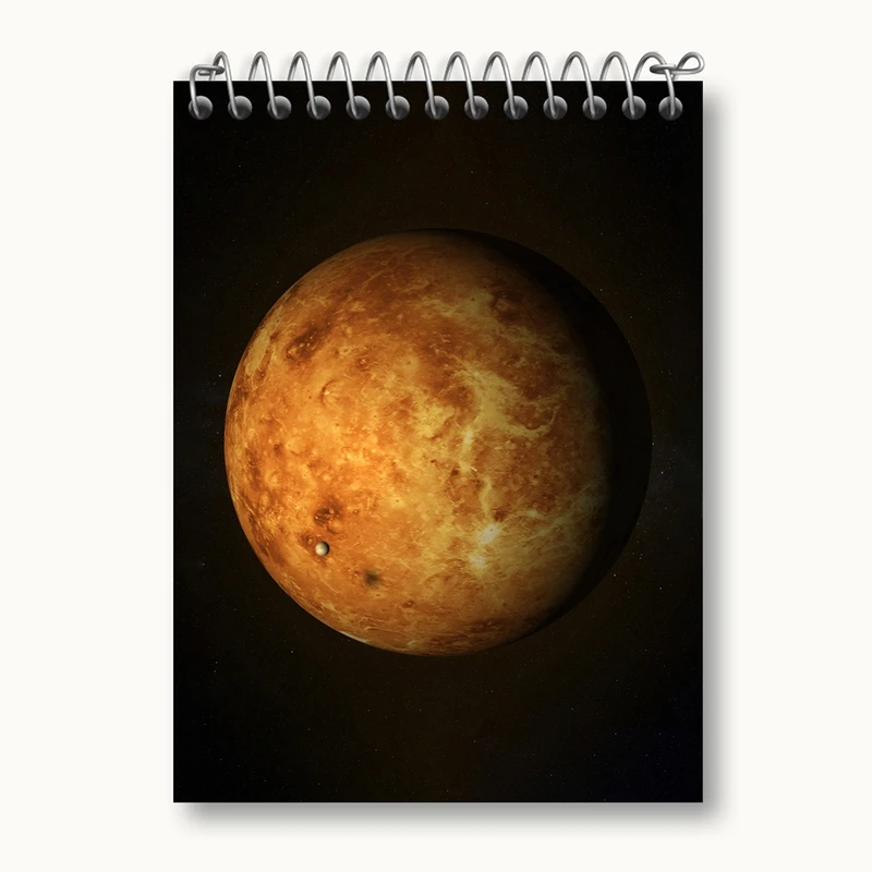 دفتر یادداشت 50 برگ خندالو مدل سیاره زهره کد 25349