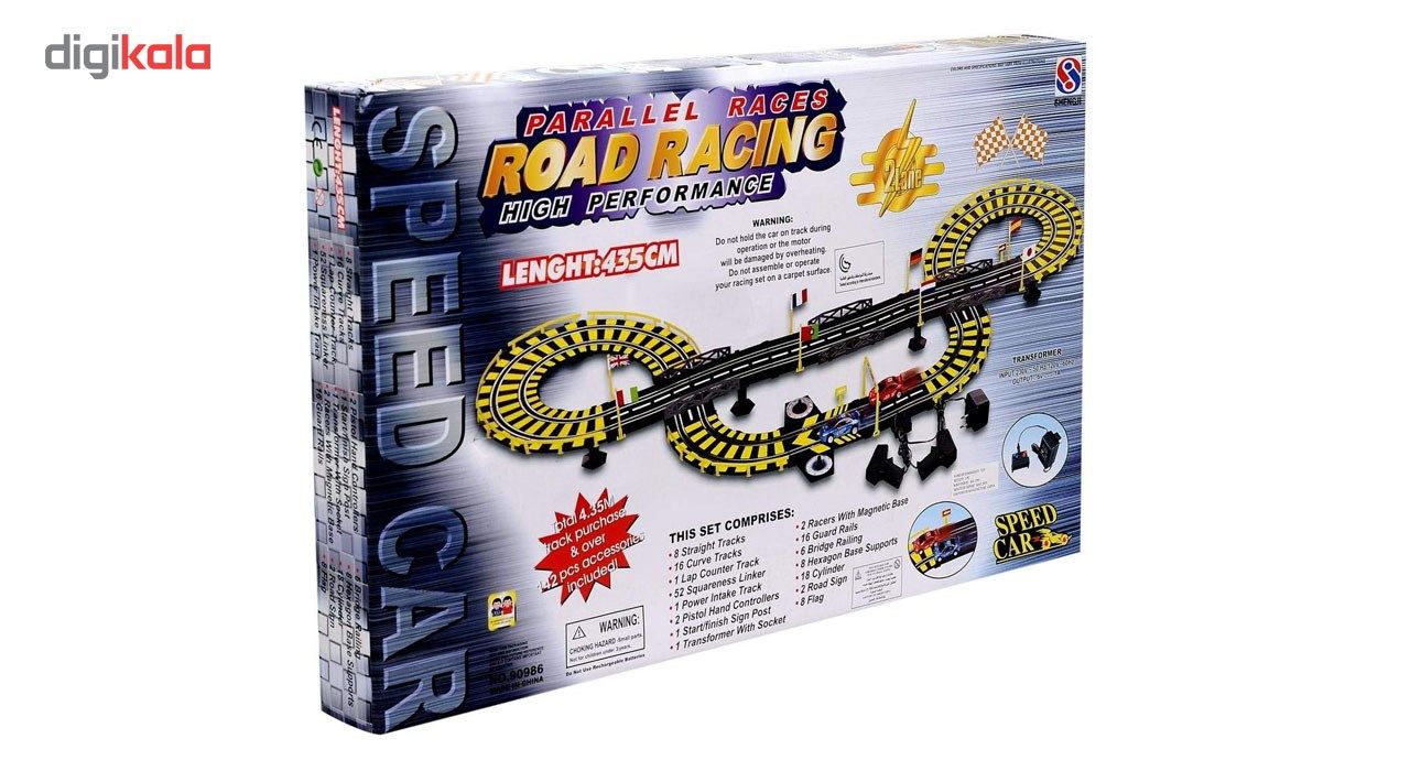 کیت ماشین بازی شنگجی مدل Road Parallel Racing 90986