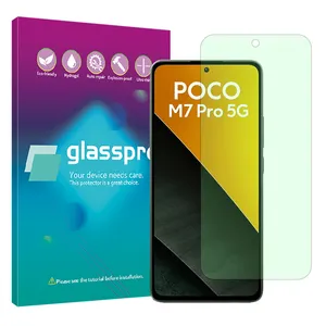 Glass Pro Eye Care model Green light screen protector suitable for Xiaomi Poco M7 Pro 5G mobile phone