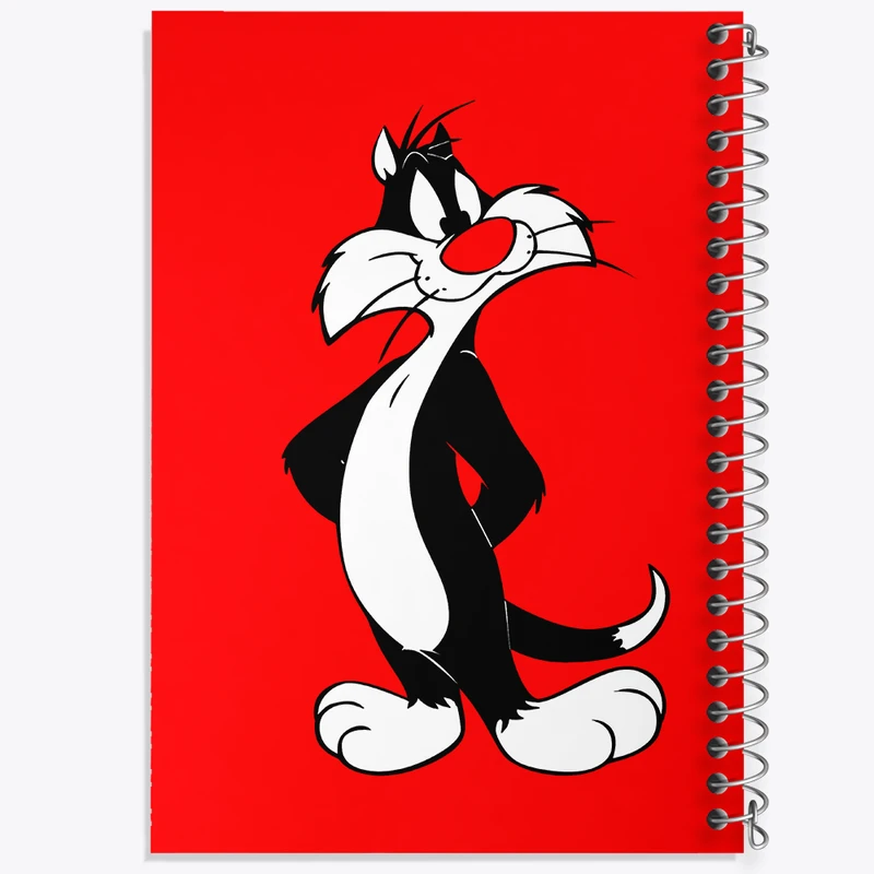 دفتر لیست خرید 50 برگ خندالو طرح سیلوستر (Sylvester) کد N5752