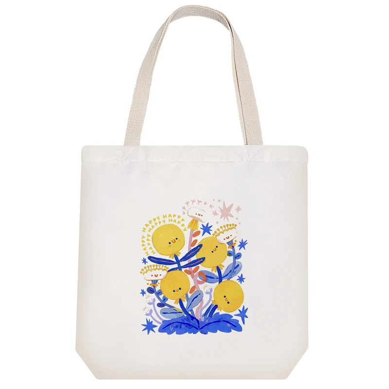 ساک خرید خندالو مدل گل های خندان کد H1932