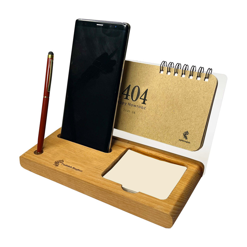 تقویم رومیزی سال 1404 پدیده نقش مدل کلاسیک یادداشت دار