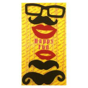 نقد و بررسی ست سیبیل نمایشی بانیبو مدل Black Mustache بسته 6 عددی توسط خریداران