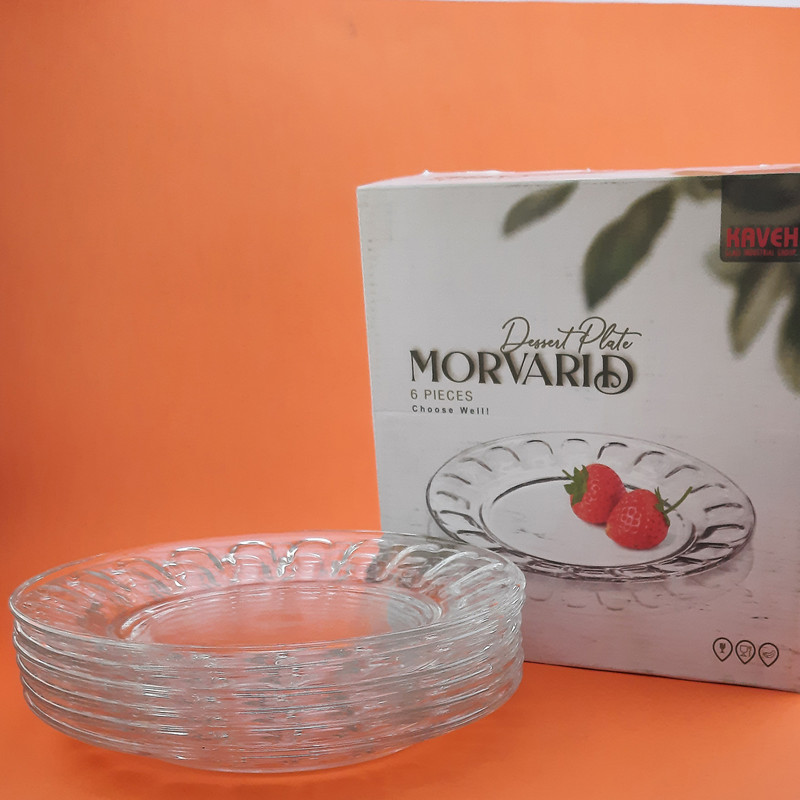 بشقاب میوه خوری کاوه مدل MORV بسته 6 عددی