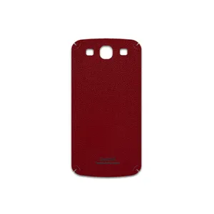 MAHOOT Red-Leather Cover Sticker for Samsung Galaxy S3 Neo