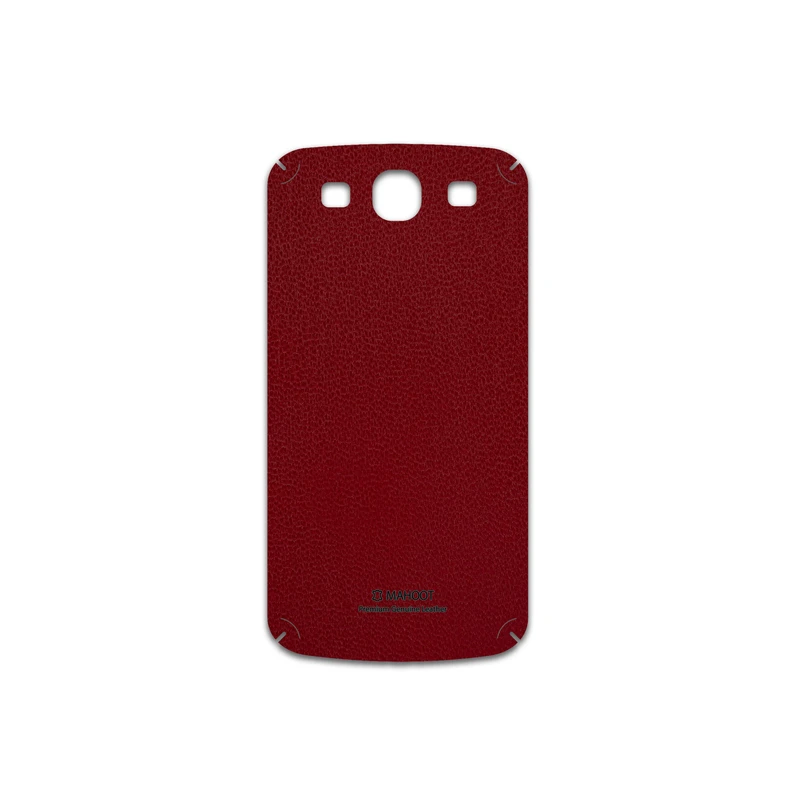برچسب پوششی ماهوت مدل Red-Leather مناسب برای گوشی موبایل سامسونگ Galaxy S3 Neo