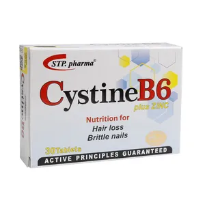 قرص سیستین ب 6 اس تی پی فارما بسته 30 عددی
