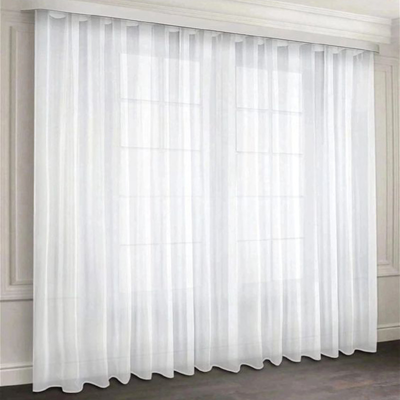 پرده مدل دوخت ساده حریر راهدار سایز 300x280 سانتی متر