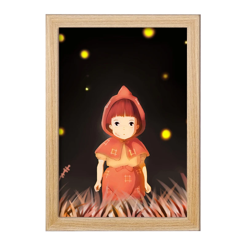 تابلو خندالو مدل ستسوکو انیمیشن گورستان کرم های شب تاب  کد 13699