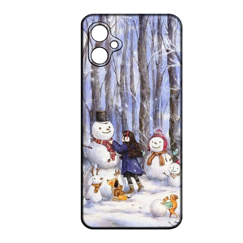 کاور طرح دخترانه کد 291 مناسب برای گوشی موبایل سامسونگ Galaxy A06