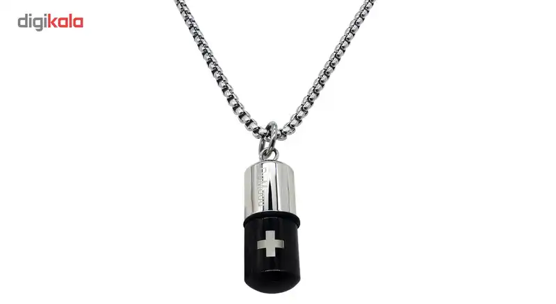 گردنبند شهر شیک طرح کپسول عشق مدل G140
