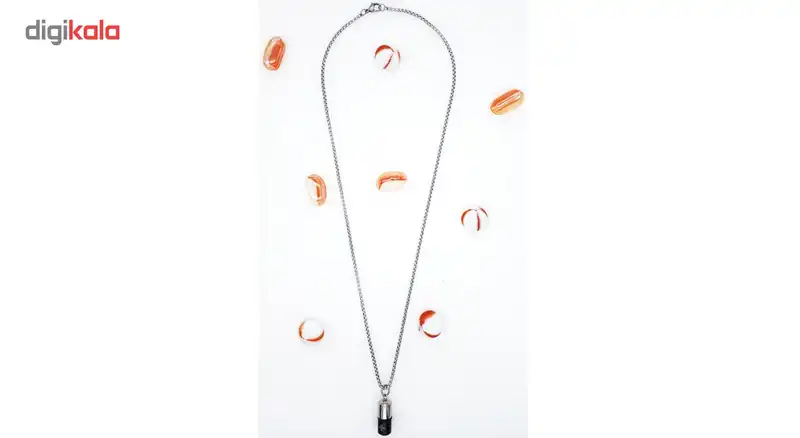 گردنبند شهر شیک طرح کپسول عشق مدل G140