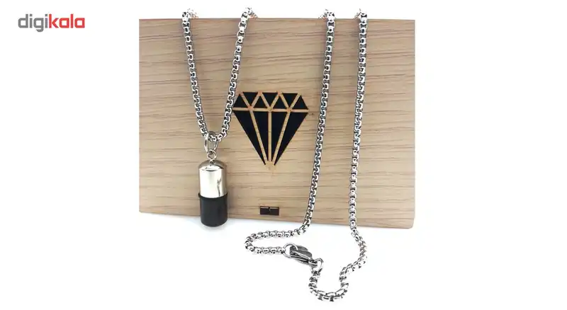 گردنبند شهر شیک طرح کپسول عشق مدل G140