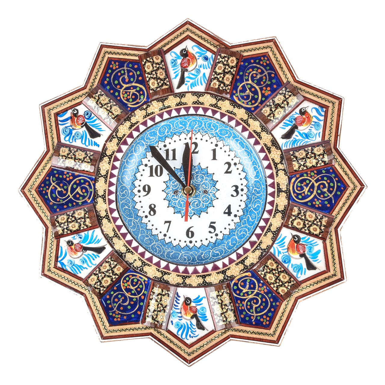 ساعت خورشیدی  خاتم کاری یوسف مدل Sa01