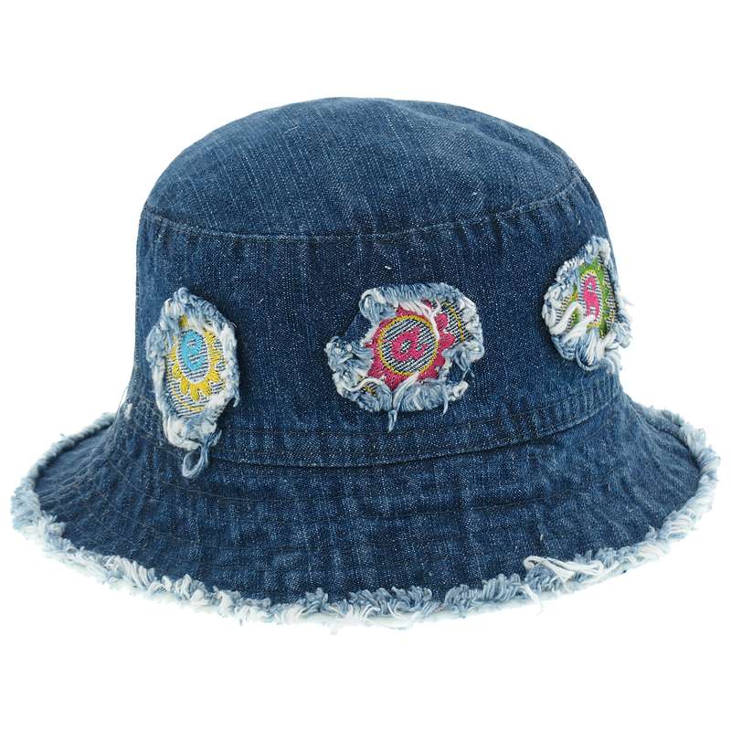 کلاه بچگانه مدل جین تکه دوزی