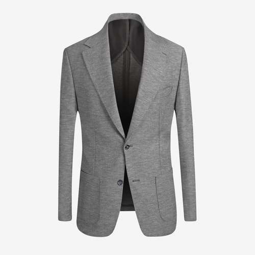 کت تک مردانه کروم مدل لینن دو دکمه 2310205
