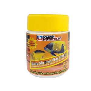 غذای آبزیان اوشن نوتریشن کد 1713 مدل Brine shrimp plus flakes وزن 34 گرم 