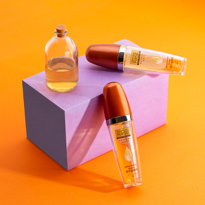 روغن مو داماسک رُز مدل آرگان حجم 60 میلی لیتر