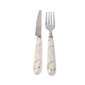 نقد و بررسی ست قاشق و چنگال 12 پارچه مدل ماربل توسط خریداران