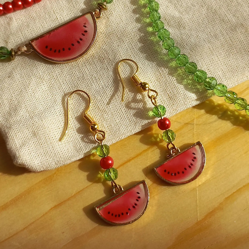 نیم ست دخترانه طرح هندوانه مدل 48 نیم ست دخترانه طرح هندوانه مدل 48