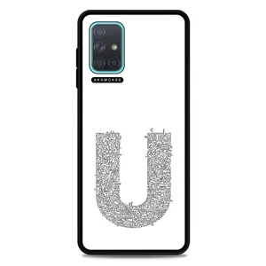 AKAM AMC-WSGA71-ALPHADOODLEBET-21 Cover For Samsung Galaxy A71