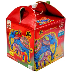 پازل 40 تکه کینگ مدل فانتزی طرح فیل