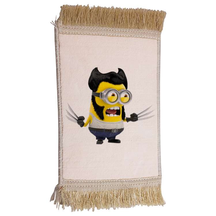 فرش ماشینی دیوارکوب مدل مینیون کد 91