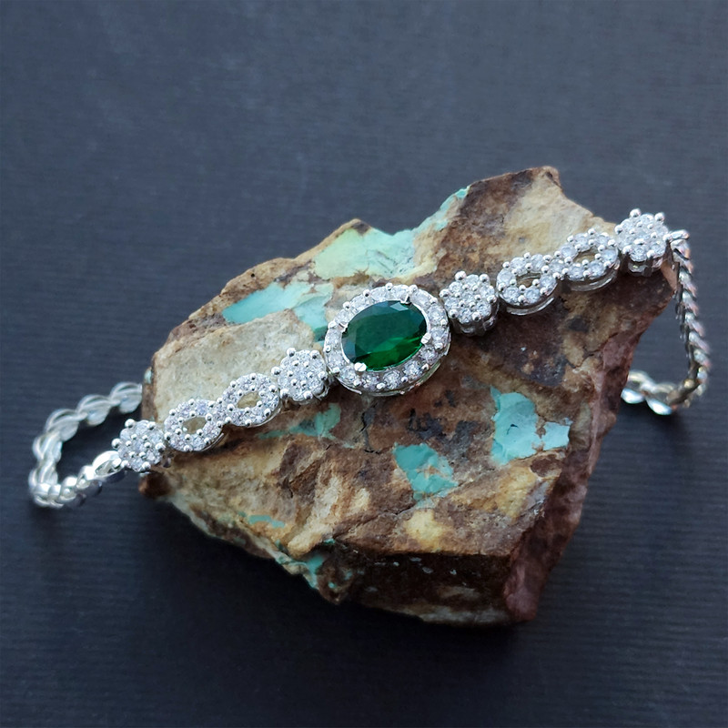 دستبند نقره زنانه مدل 30559