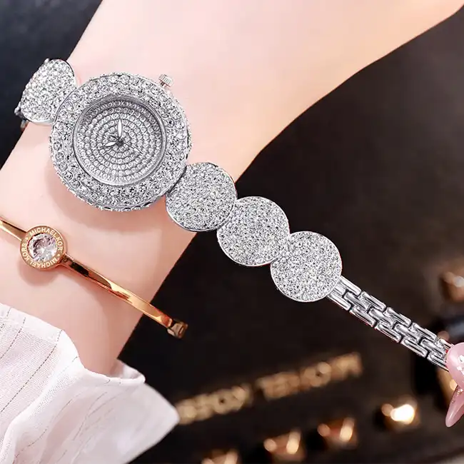 ساعت مچی عقربه ای زنانه مدل لاکچری کد 1