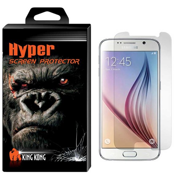 محافظ صفحه نمایش شیشه ای کینگ کونگ مدل Hyper Protector مناسب برای گوشی سامسونگ گلکسی S6 محافظ صفحه نمایش شیشه ای کینگ کونگ مدل Hyper Protector مناسب برای گوشی سامسونگ گلکسی S6