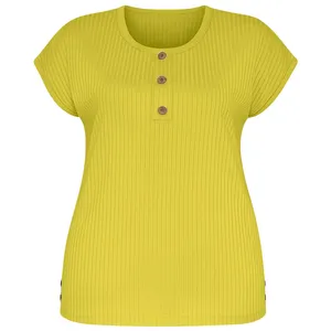 تی‌شرت راحتی  آستین کوتاه زنانه مدل آلوینا کد 11