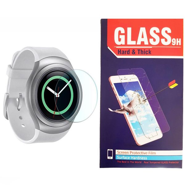 محافظ صفحه نمایش شیشه ای hard and thick مدل clear مناسب برای ساعت های هوشمند سامسونگ مدل Gear S2 / Gear Sport محافظ صفحه نمایش شیشه ای hard and thick مدل clear مناسب برای ساعت های هوشمند سامسونگ مدل Gear S2 / Gear Sport