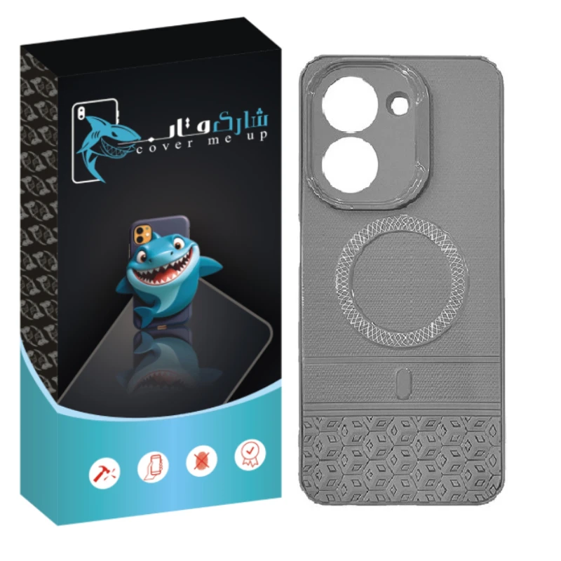 کاور شارک قاب مدل تاس مناسب برای گوشی موبایل شیائومی Redmi A5 / Poco C71