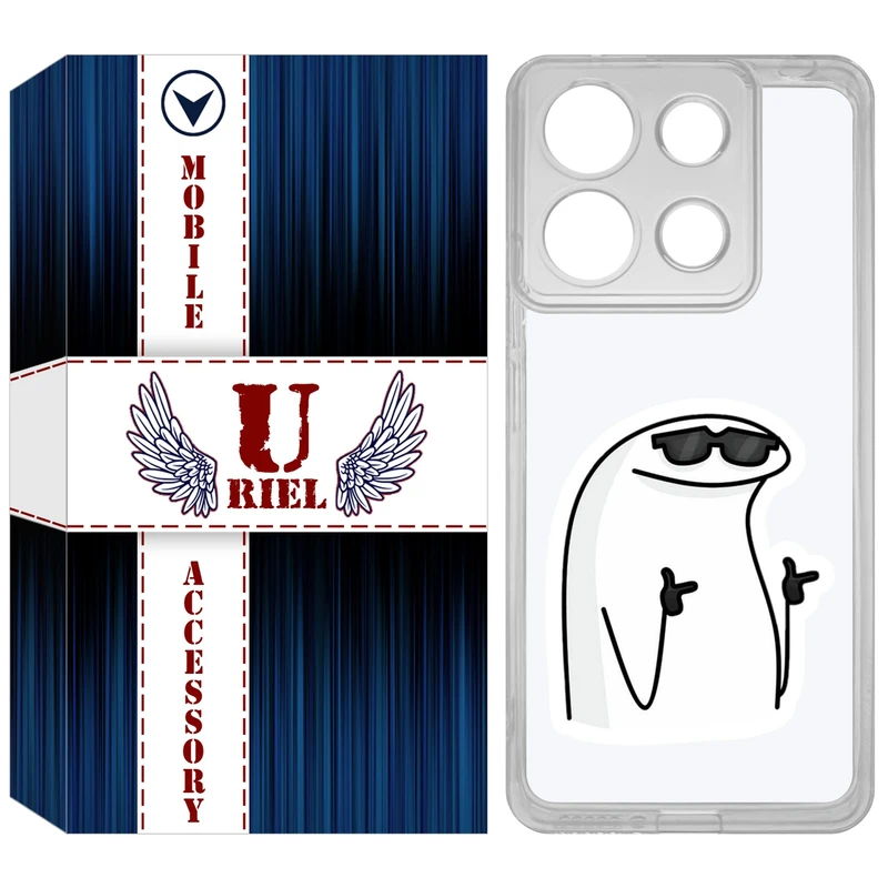 کاور یوریل مدل Clear کد 78 طرح آفکورس مناسب برای گوشی موبایل شیائومی Redmi Note 13 4G