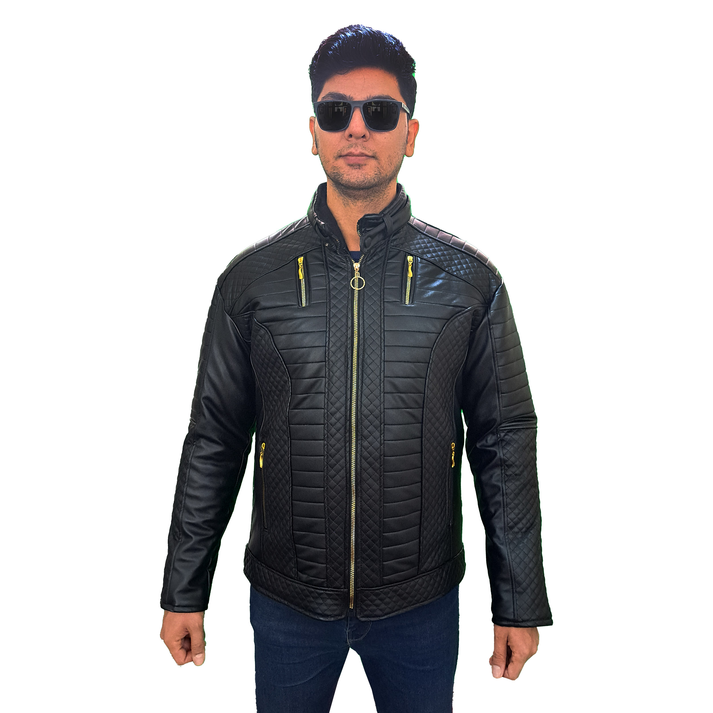 کت چرم مردانه کد 1078