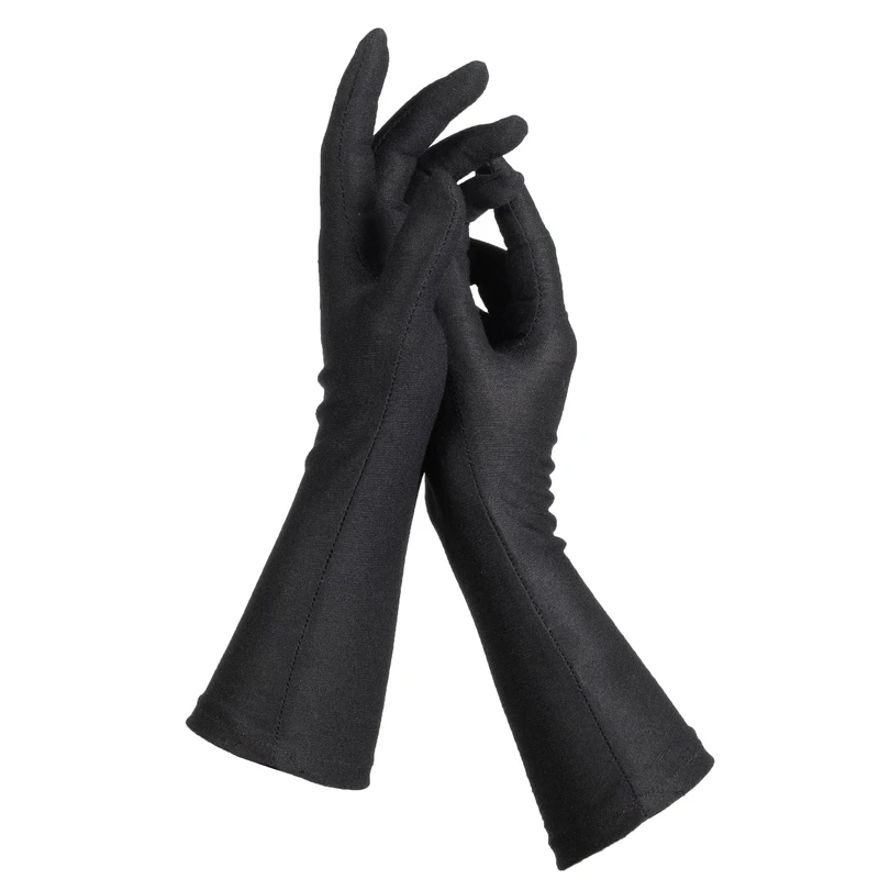 عکس شماره 2 : دستکش پرنیا سیلین مدل نخی ساق بلند