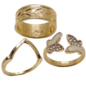 بند انگشتی زنانه مدل RKH_1131 مجموعه 3 عددی