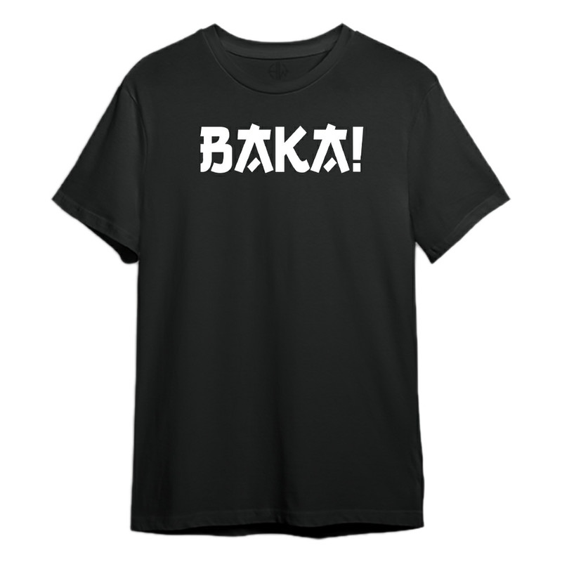 تی شرت آستین کوتاه زنانه مدل Baka کد M24 رنگ مشکی