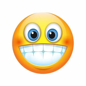 برچسب بدنه موتور سیکلت  طرح ایموجی خنده کد 152