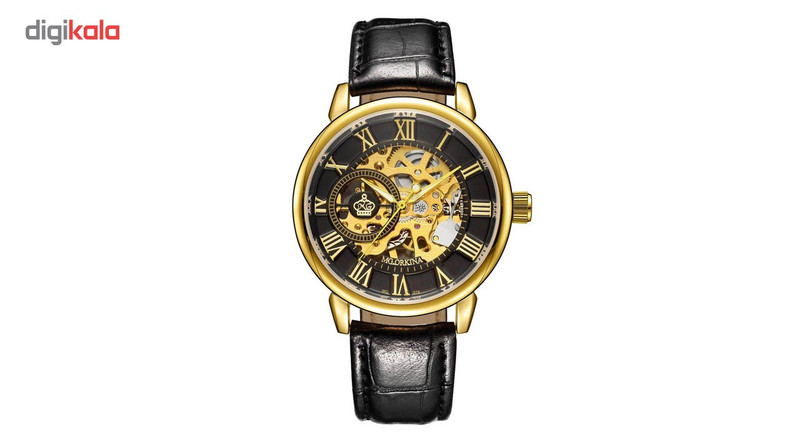 ساعت مچی عقربه ای مردانه اورکینا مدل WG076GB